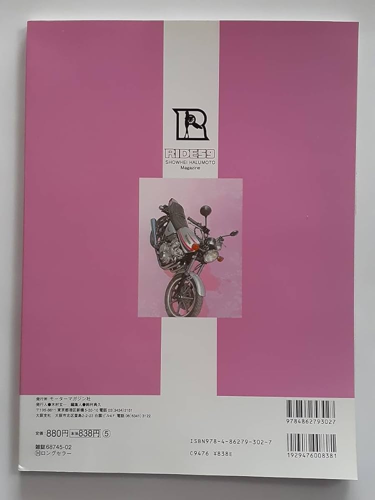 Amazon.co.jp: RIDE 東本昌平 #59 KAWASAKI Z400FX モーター